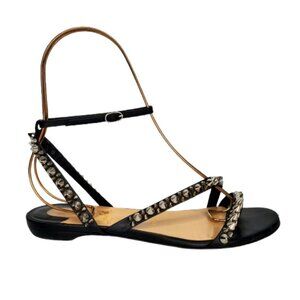 Christian Louboutin Mafaldina Studded Flat Sandals
